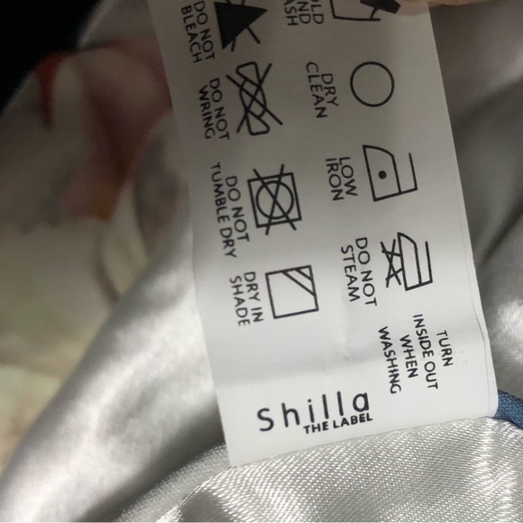 Shilla the Label floral wrap Skirt asymmetrical hem size L - Picture 8 of 16